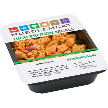 Muscle Meat High Protein Meals Butter Chicken 450 g