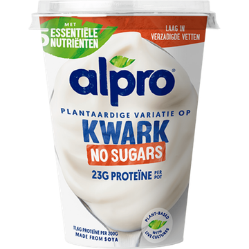 Alpro Plantaardige Variatie Op Kwark Zonder Suikers 400g