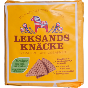 Leksands Zweeds Rogge Knäckebröd Extra Krokant 200g