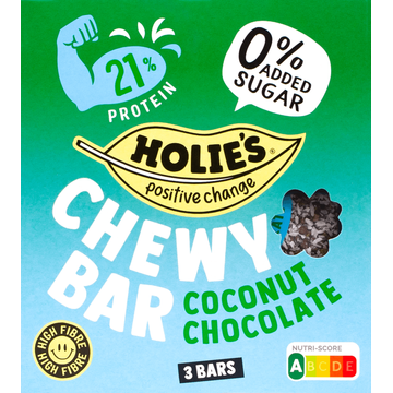 Holie's Chewy Bar Coconut Chocolate 105g
