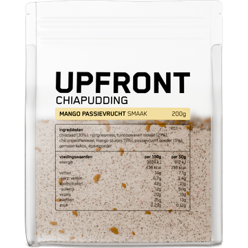 Upfront Chiapudding met Gevriesdroogde Mango en Passievrucht 200g