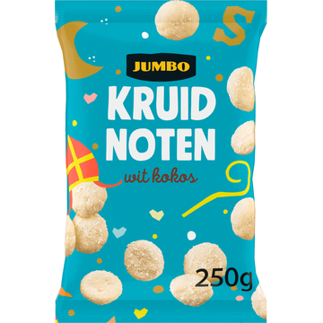 Jumbo Kruidnoten Wit Kokos 250 g