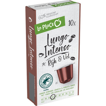 La Place Lungo Intenso Nespresso Koffiecups 10 Stuks