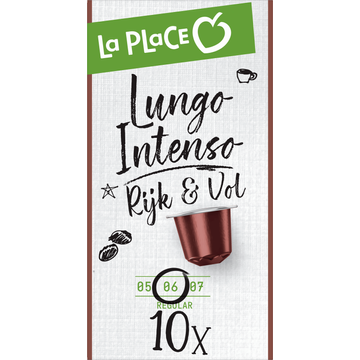 La Place Lungo Intenso Nespresso Koffiecups 10 Stuks