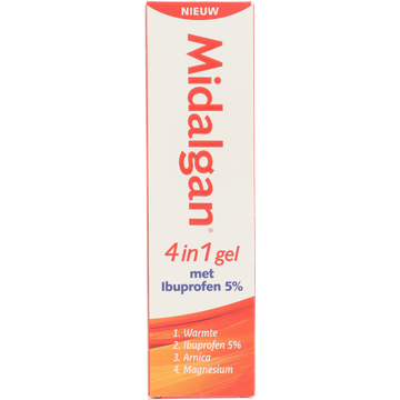 Midalgan 4in1 gel met Ibuprofen 5% 100gr