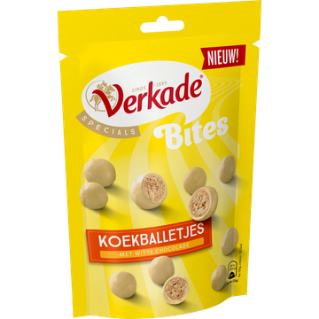 Verkade Bites Koekballetjes met Witte Chocolade