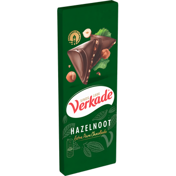 Verkade Extra Puur Hazelnoot chocoladereep