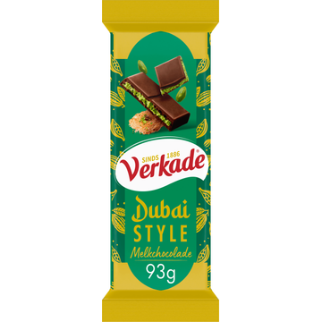 Verkade Dubai Style Melkchocoladereep