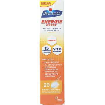 Davitamon Energie Boost bruistabletten, 20 stuks