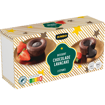 Jumbo Dessert Lavacake Chocolade 2 Stuks