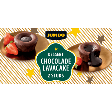 Jumbo Dessert Lavacake Chocolade 2 Stuks