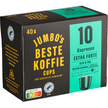 Jumbo's Espresso Extra Forte Koffiecups 40 Stuks