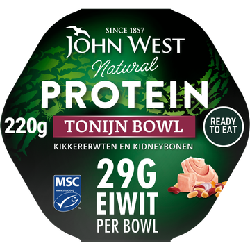John West Protein Bowl Tonijn Bonen MSC 220 g