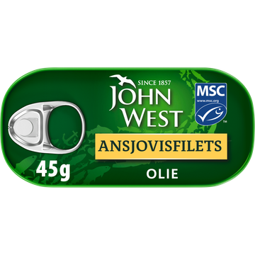 John West Ansjovis in Olie 45g