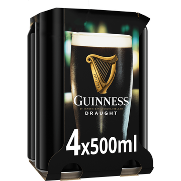 Guinness Draught Stout 4x500ML
