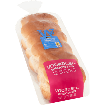 Jumbo - Witte Puntjes Voordeelbroodjes - 12 Stuks