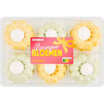 Jumbo Meringue Bloemen met Vanillesmaak 115 g