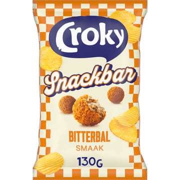 Croky Chips Snackbar Bitterbal 130g