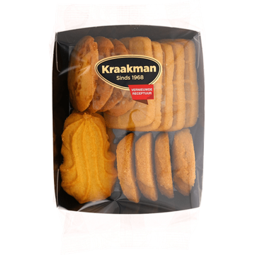 Kraakman Roomboter Koekjes Assorti 14 Stuks