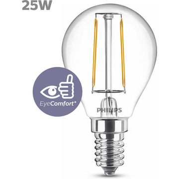 Philips Led Filament Kogel 25W E14 box