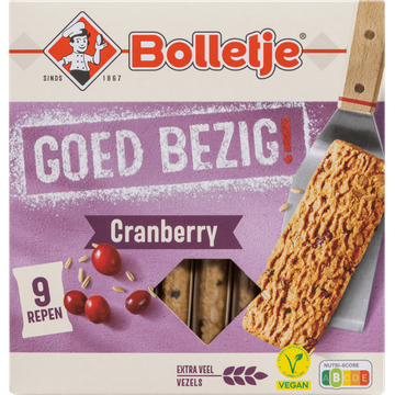 Bolletje Goed Bezig! Cranberry 9 Stuks 210 g