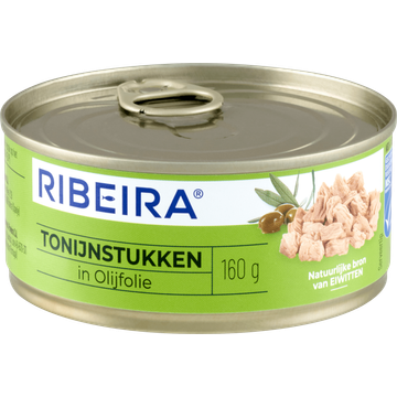 Ribeira Tonijnstukken in Olijfolie 160 g