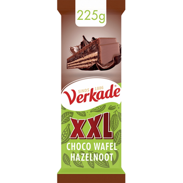 Verkade Wafelreep Melk/Hazelnoot 212 g