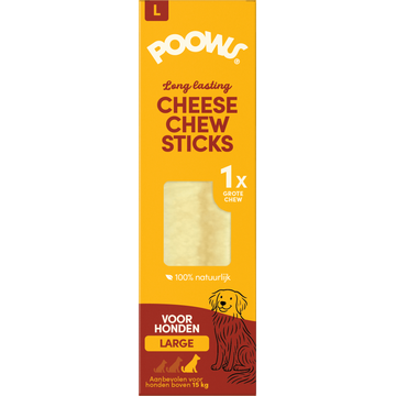 PoOws Kaassticks Large 1 Stuk