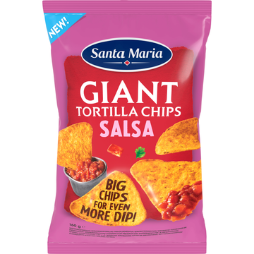Santa Maria Giant Tortilla Chips Salsa 160 g