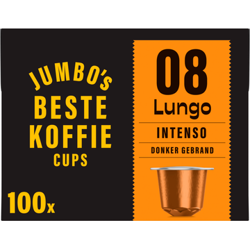 Jumbo's Beste Koffiecups 08 Lungo Intenso 100 Stuks