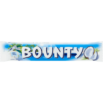 Bounty Melk Chocolade Kokos Reep Snack Single 57 g