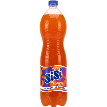 Sisi No Bubbles - Zero Sugar - Tropical - Fles - 1,5 L