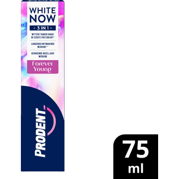 Prodent Tandpasta White Now 3 In 1 Forever Young 75 ML