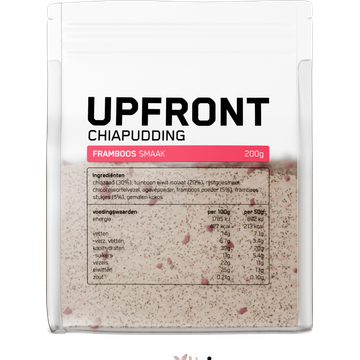 Upfront Chiapudding met Gevriesdroogde Framboos 200g