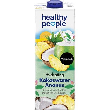Healthy People Hydrating Kokoswater Ananas 1 L