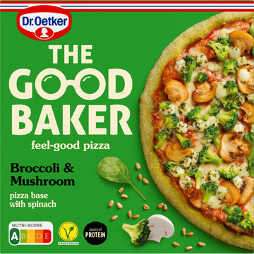 Dr. Oetker The Good Baker Pizza Broccoli and Mushroom 365 g