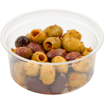 Jumbo's Olijven Citroenschil & Chili 130 g