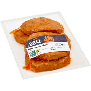 Jumbo BBQ Kipburger 4 Stuks