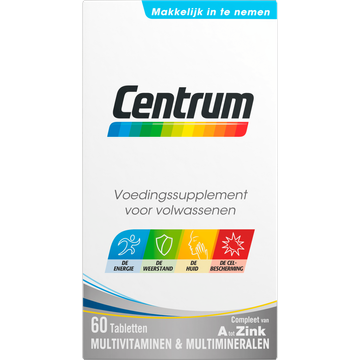 Centrum Adult multivitaminen Tabletten, 60 stuks