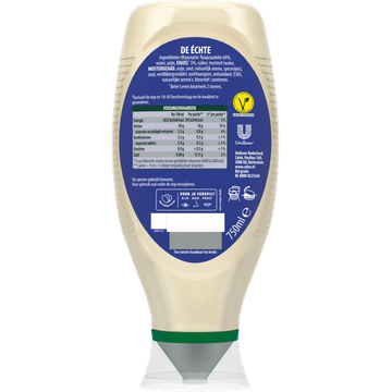 Calvé Knijpfles De Echte Mayonaise 750 ml