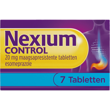 Nexium Control tabletten bij brandend maagzuur, 7 stuks