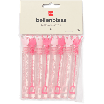 HEMA uitdeel bellenblaas prinses 8 stuks