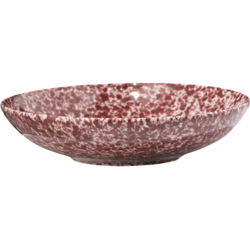 HEMA Schaal laag 15cm bordeaux speckle