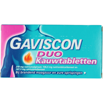 Gaviscon kauwtabl Double Action 24st 
