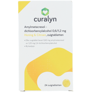 Curalyn Amylmetacresol H&L, 24 zuigtabletten