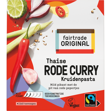 Fairtrade Original Thaise Rode Curry Kruidenpasta 70 g