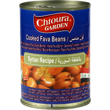 Chtoura Gestoofde Tuinbonen Syrisch 400g