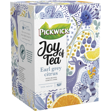 Pickwick Joy Of Tea Earl Grey Citrus Zwarte Thee 15 Stuks
