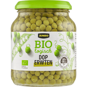 Jumbo Biologisch Doperwten 350 g