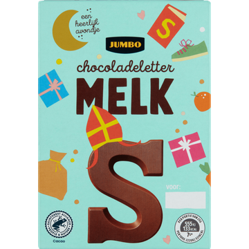 Jumbo Chocoladeletter Melk S 75 g